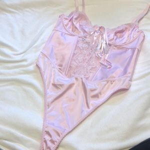 Savage x Fenty light pink bodysuit